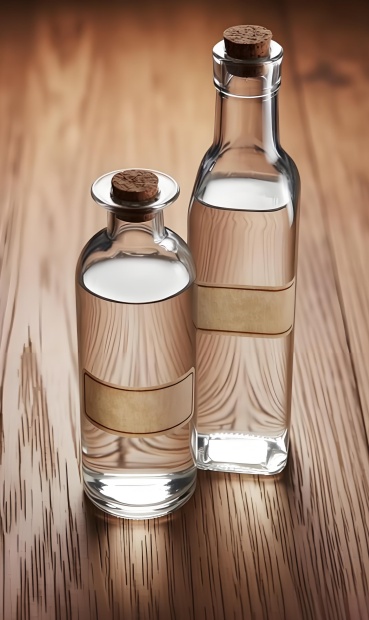 Wine bottle & drinking bottle