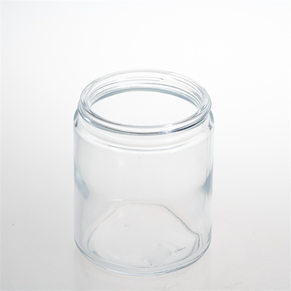 240ml Round Clear glass jar