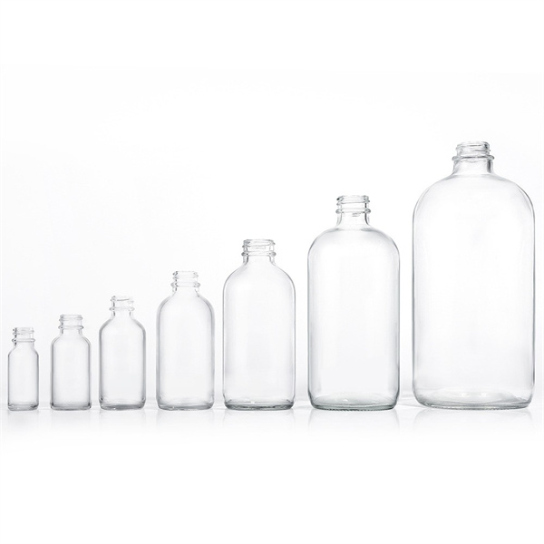 15ml 30ml 60ml 120ml 240ml 480ml 1000ml Clear glass boston bottle