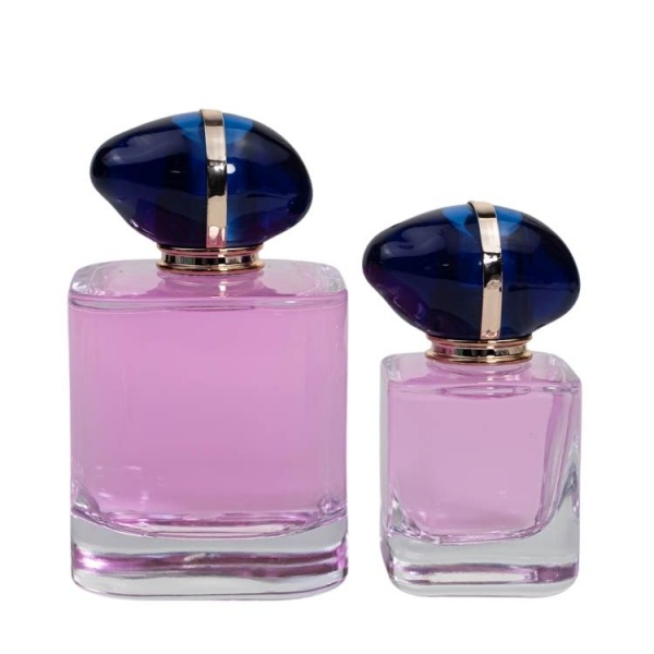 30ml 50ml 100ml Square shape empty perfume glass bottles
