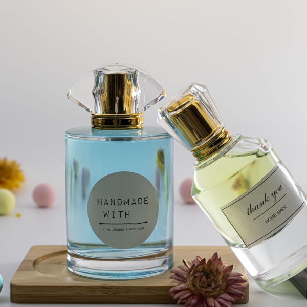 30ml 50ml 100ml round shape empty perfume glass bottle