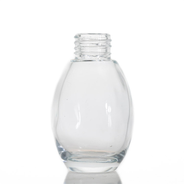 100ml Cobblestone shape reed diffuser glass bottle with screw neck