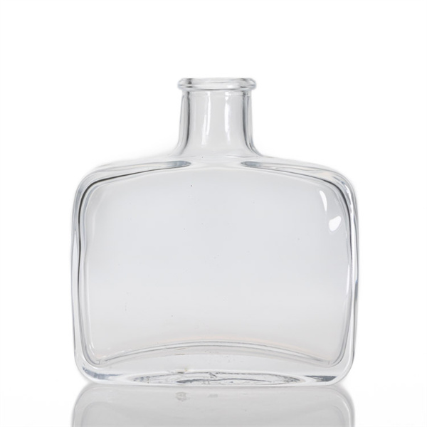 200ml Flat Square reed diffuser glass bottle with long neck