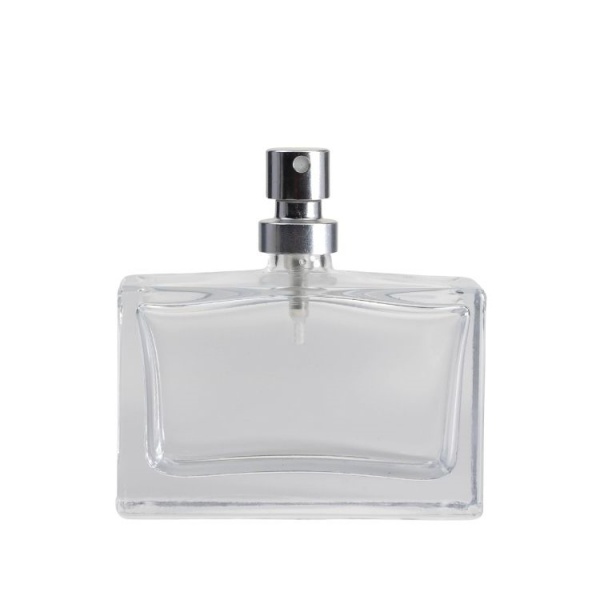 30ml 50ml 100ml flat square shape empty perfume glass bottles with pump JSHP348 JSHP1021 JSHP1020