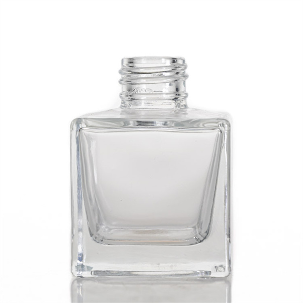 50ml small square reed diffuser glass bottle