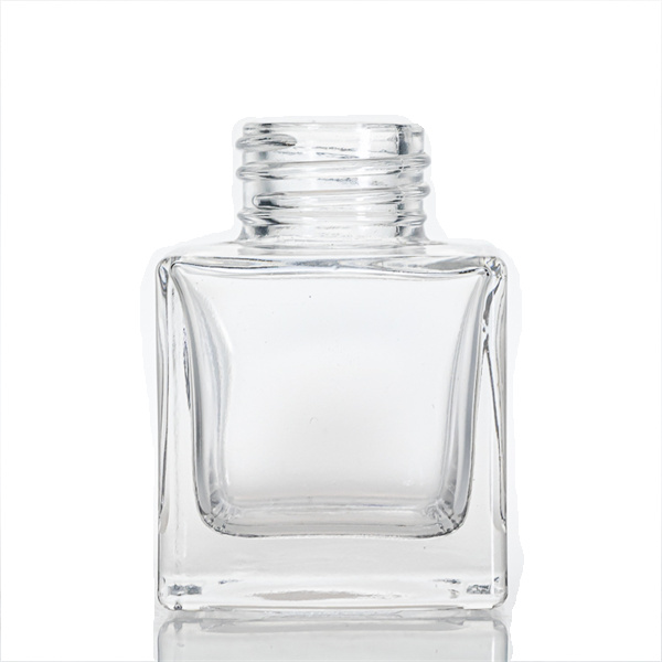50ml small cube reed diffuser glass bottle