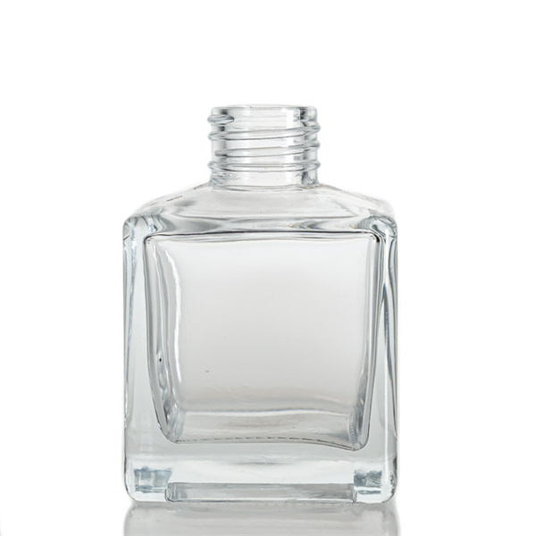 120ml cube reed diffuser glass bottle