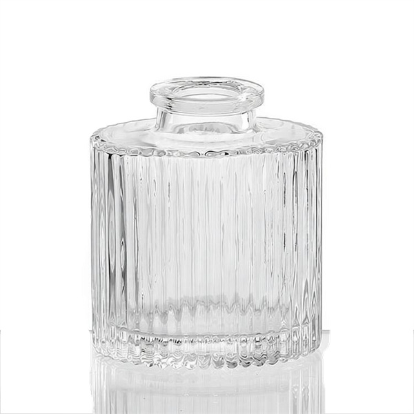 100ml oval reed diffuser glass bottle with ribs