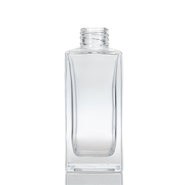 130ml high square reed diffuser glass bottle