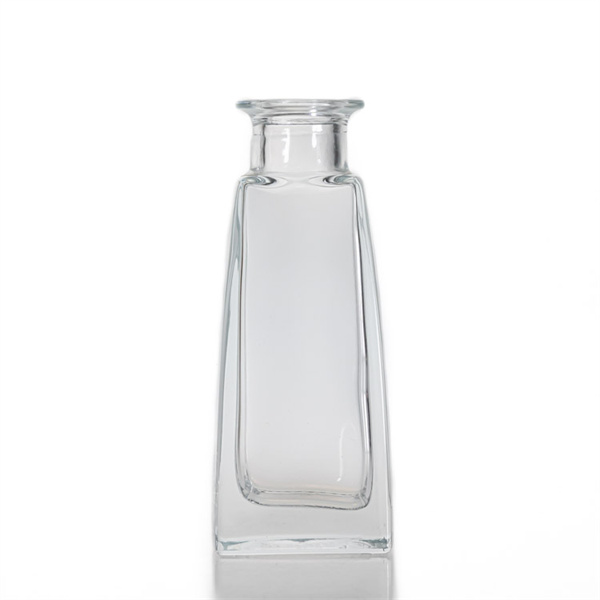 100ml high square tower reed diffuser glass bottle