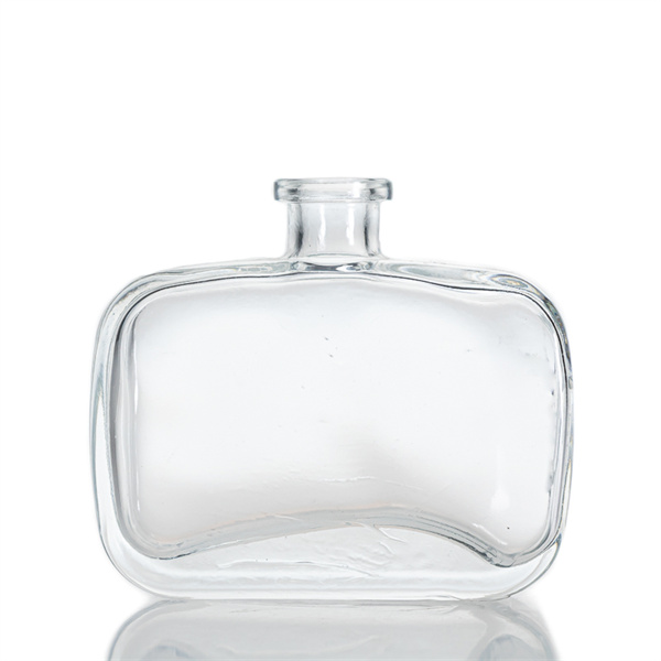100ml flat square reed diffuser glass bottle
