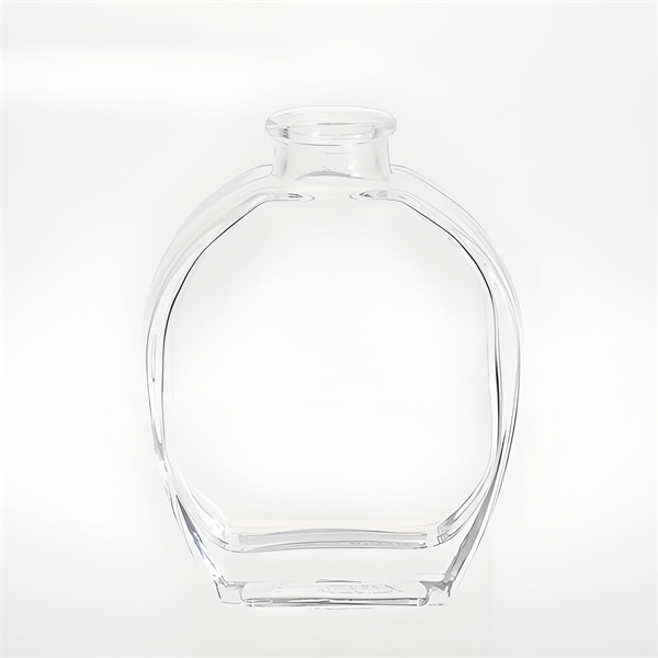 100ml Flat reed diffuser glass bottle with round shoulder