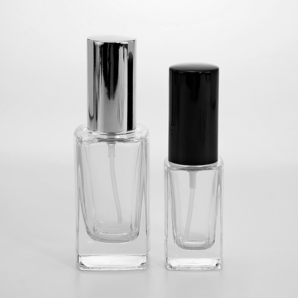 15ml 30ml 100ml square shape perfume glass bottle