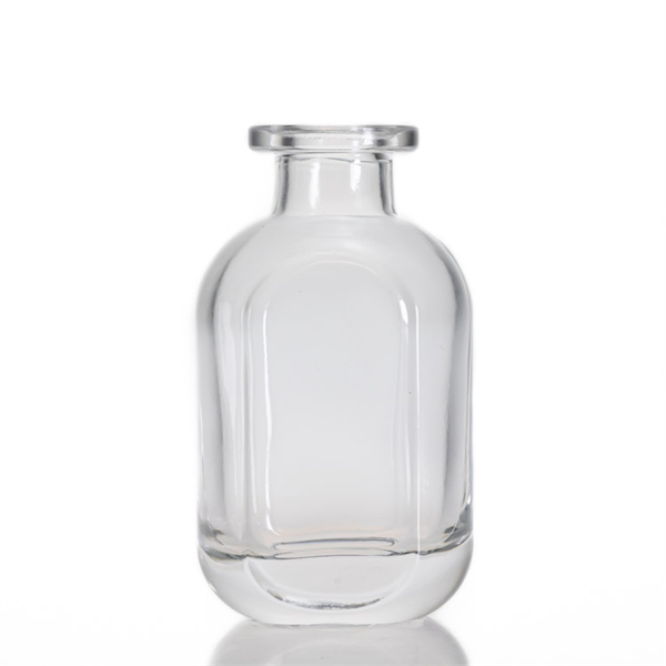 100ml flat diffuser glass bottle round shoulder