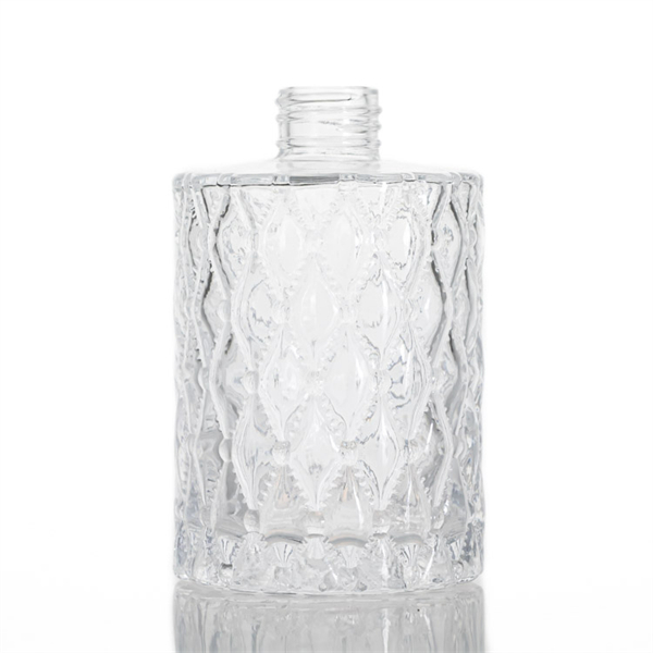 300ml reed diffuser glass bottle with pattern