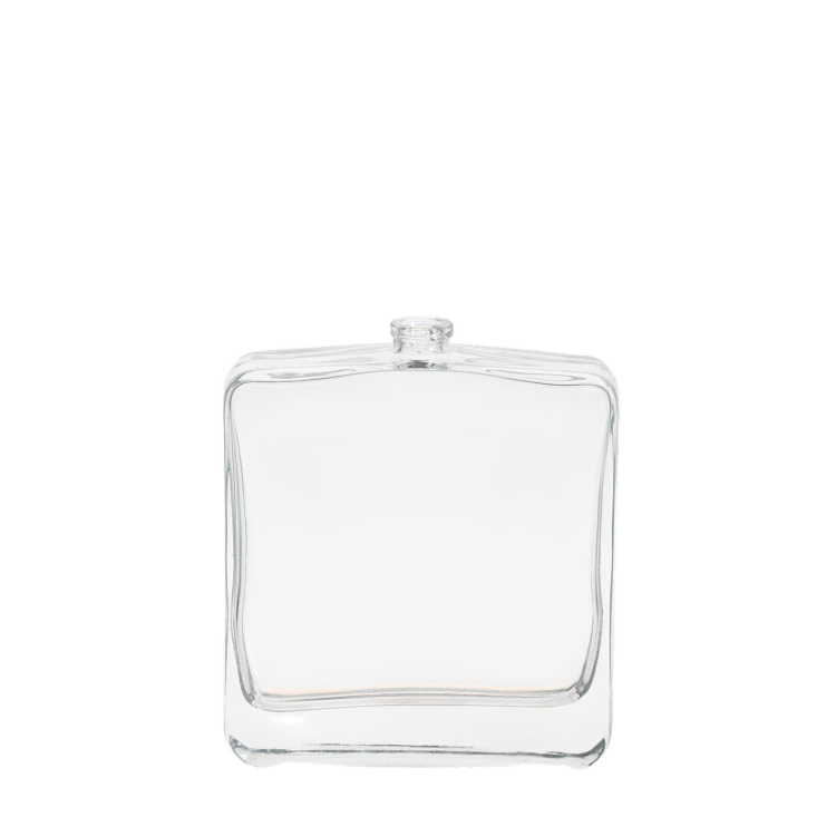 100ml flat square reed diffuser glass bottle