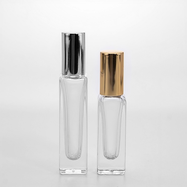 30ml 50ml 100ml square shape empty perfume glass bottles with pump