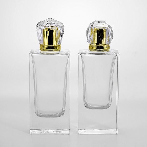 60ml 50ml 800ml square shape empty perfume glass bottle