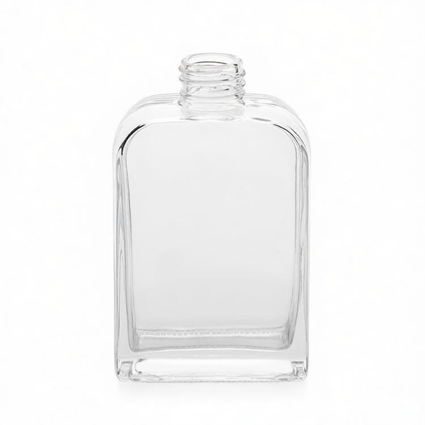 200ml Round shoulder square reed diffuser glass bottle