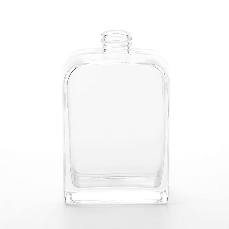350ml Round shoulder square reed diffuser glass bottle