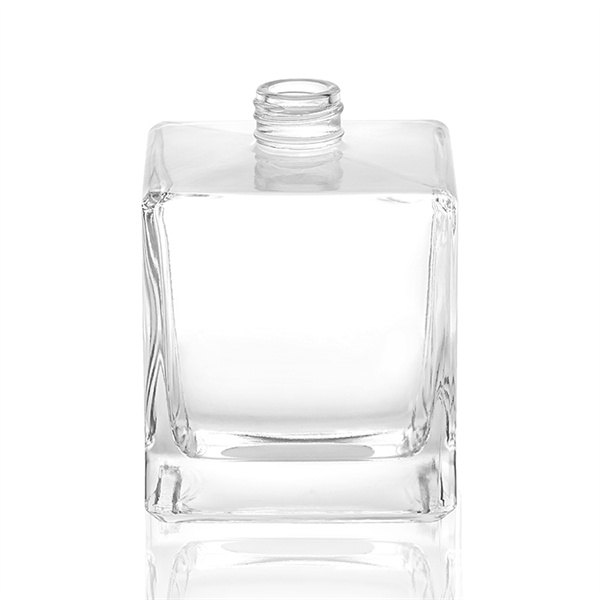 500ml square cube reed diffuser glass bottle