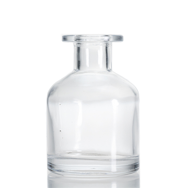 50ml small round reed diffuser glass bottle
