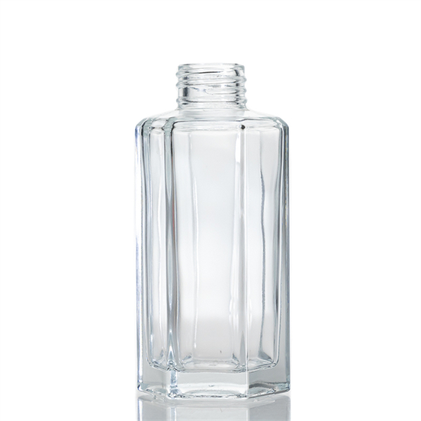 120ml hexagonal reed diffuser glass bottle