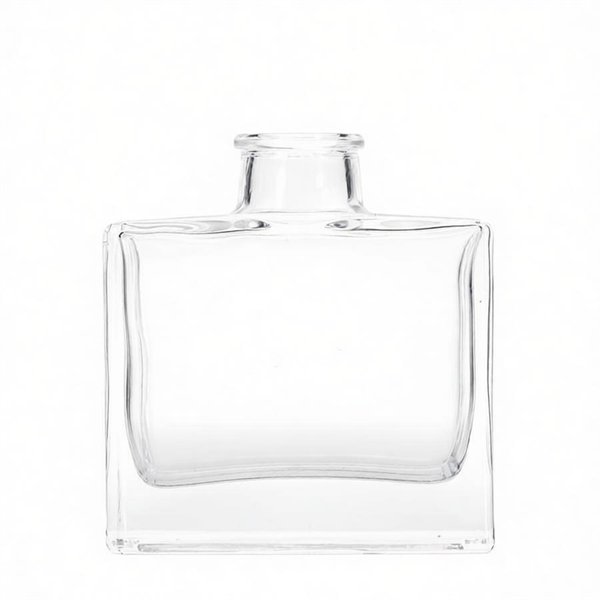 100ml flat square reed diffuser glass bottle
