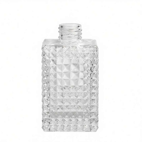 150ml Diamond square reed diffuser glass bottle 