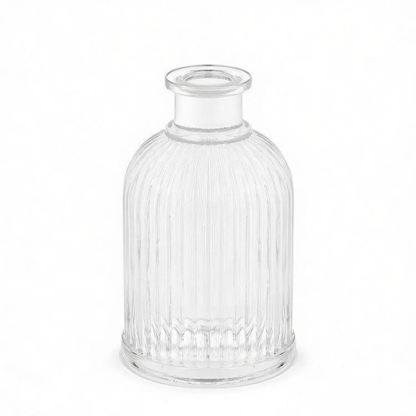 200ml Round reed diffuser glass bottle with ribs